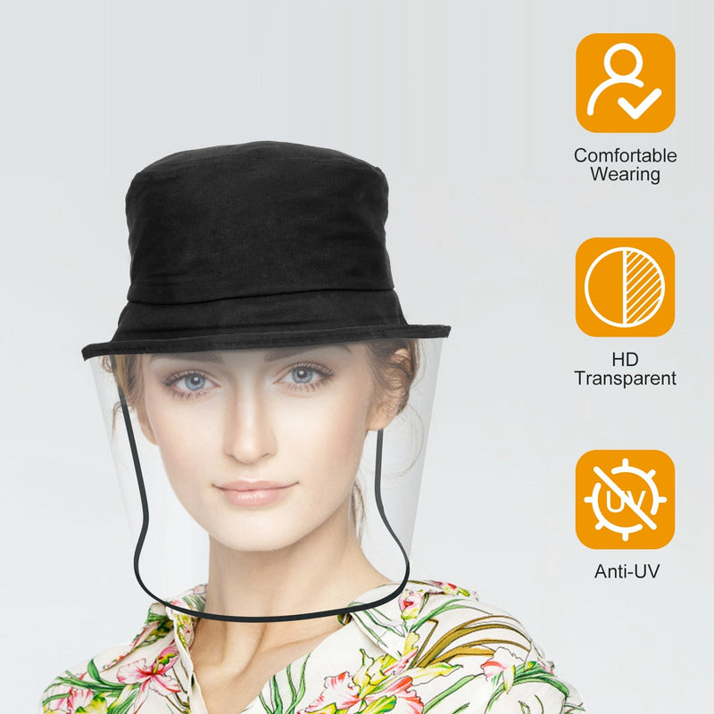Fishman Hat Protective Face Shield Removable Sun Bucket Cap Face Cover Protect Against UV Spitting Saliva Dust Wind, photo 3 of 8