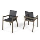 Belfast - Dining Chair With Acacia Wood Frame And Seating (Set of 2) by HouseOfZazla