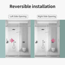 Frameless Sliding Shower Door With Soft- Close, 3 / 8" Tempered Glass by HouseOfZazla