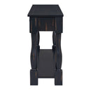 TREXM 63" Long Console Table with Drawers and Shelf