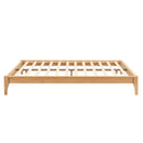 Solid Dry Bamboo Platform Bed Frame, With Slat Support by Unique Piece Furniture