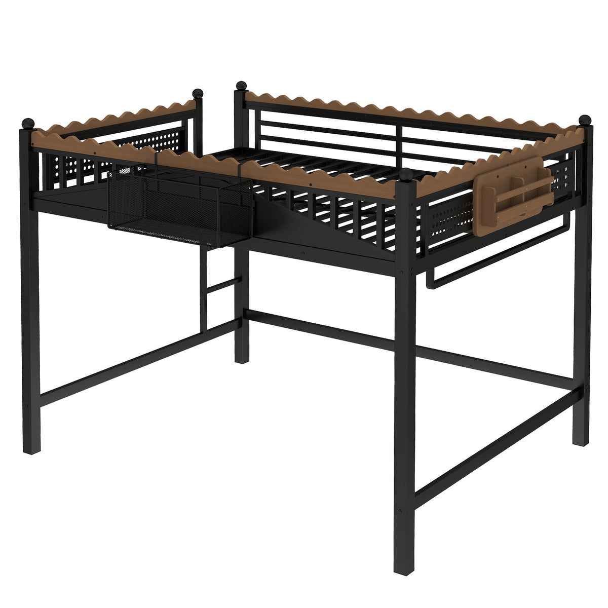 Queen Size Loft Bed with Ladders and Storage, photo 5 of 10