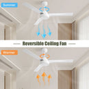 Ceiling Fan Without Light, 3 Blades Farmhouse Ceiling Fan With Remote Control 6-Speed Reversible Dc Motor For Living Room, Bedroom, Kitche by HouseOfZazla