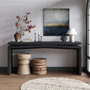 65-Inch Rustic Solid Wood Veneer Console Table by HouseOfZazla