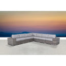Minnesota - 9 Piece Sectional Sofa Set With Cushions - Gray Mix by HouseOfZazla