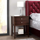 Newton - Nightstand - Cappuccino by HouseOfZazla