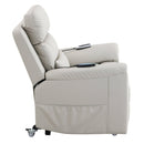 Marsha - Power Recliner With Lift & Massage - Light Gray by HouseOfZazla