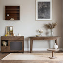 Furniture Style Multi Use Cat Litter Box House With Storage - Walnut by HouseOfZazla
