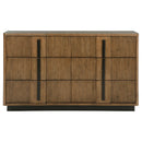 Moraga - 6 Drawer Dresser Cabinet - Ash Brown