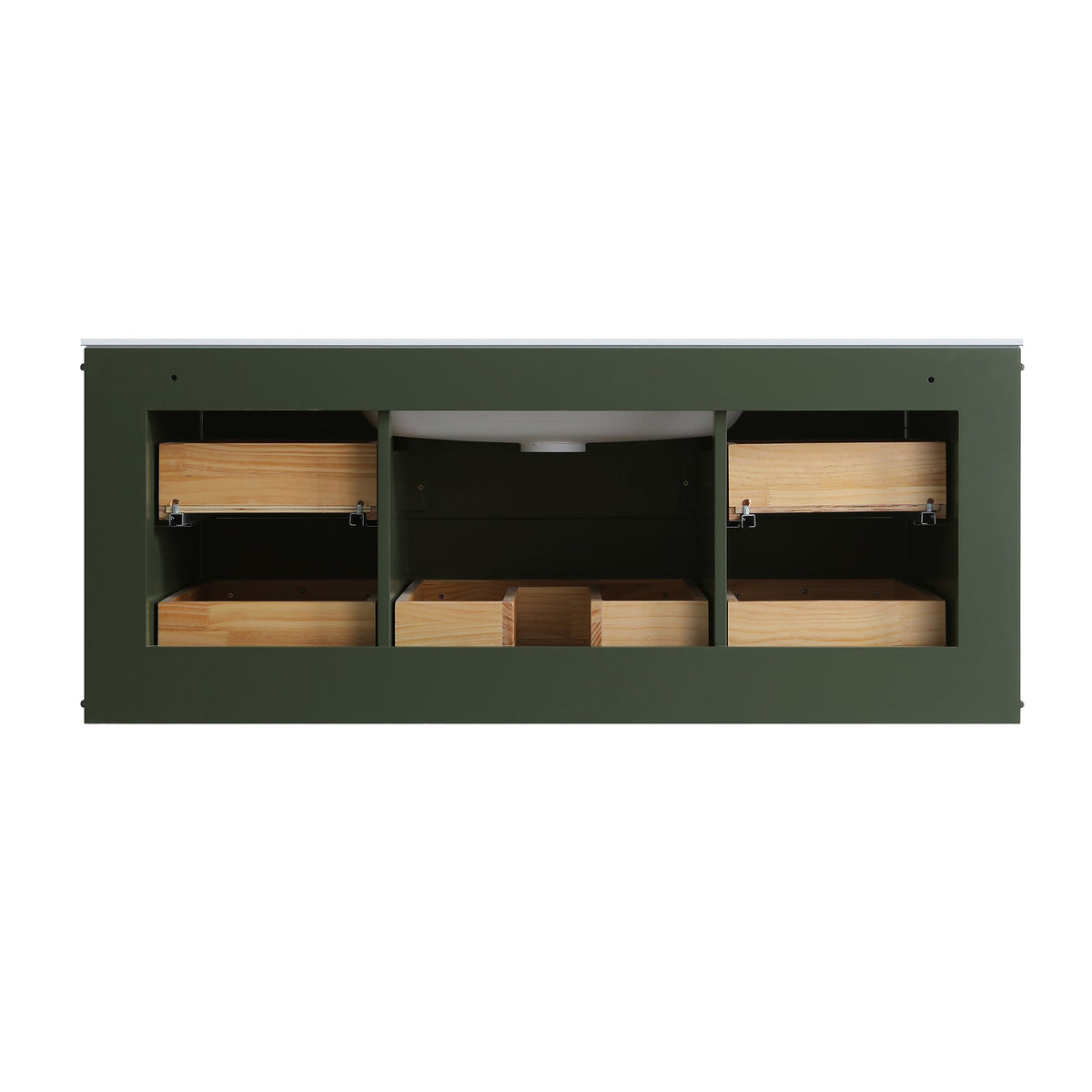 48" Wall Mounted & Floating Single Bathroom Vanity, photo 9 of 10