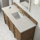 James Martin Brittany 60" Single Bathroom Vanity, Pecan