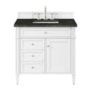 James Martin Brittany 36" Single Bathroom Vanity, Bright White