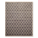 8 x 10 Handmade 100% Wool Traditional Oriental Area rug Modern Gray & Ivory