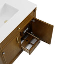 James Martin Bellshire 36" Single Bathroom Vanity, Honey Oak