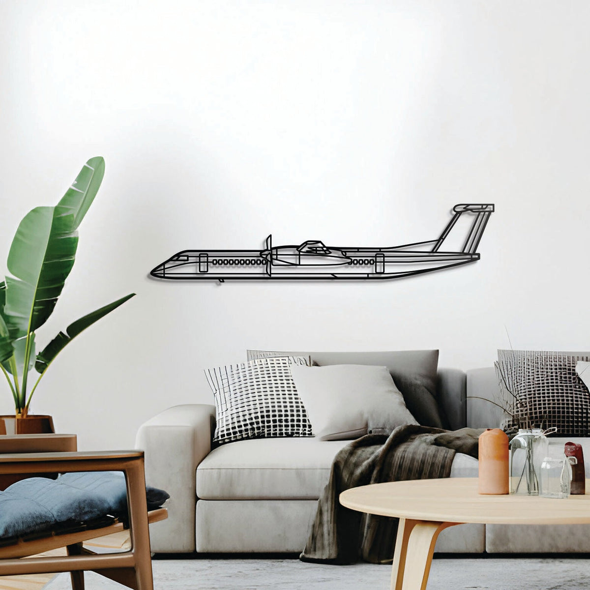 Dash 8 Q400 Metal Aircraft Wall Art - NCP0057, photo 2 of 5
