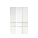 Elise - Modular Closet System With Mirror - White