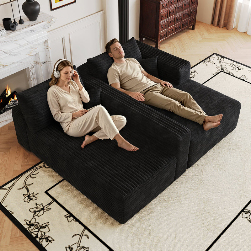 Modern Minimalist Cloud Sectional Sofa, photo 3 of 10