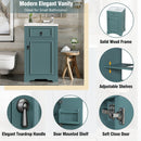 Elegant Bathroom Vanity With Ceramic Sink, Soft Close Door, Adjustable Shelf by Unique Piece Furniture
