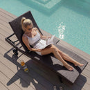 K&K 80'' Patio Wicker Chaise Lounge Chairs Set of 2 by HouseOfZazla