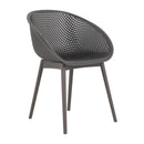 Modern Lounge Chair Set With Round Table