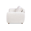 Sharon - Puffy Arm Sofa - Alpaca Off-White by HouseOfZazla
