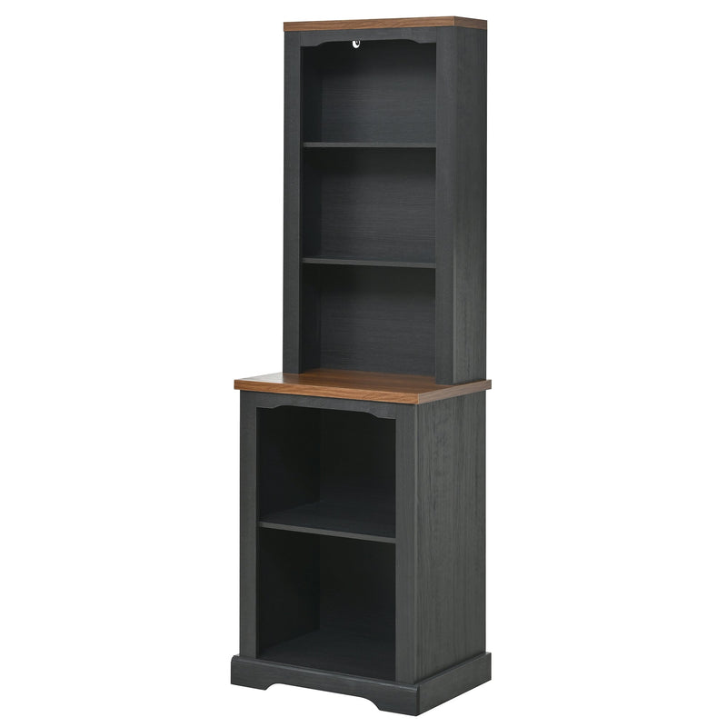 ON-TREND Two-Piece Elegant Freestanding Tall Cabinet, photo 10 of 10
