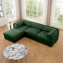Contemporary Elegant Sofa With Storage And Ottoman by HouseOfZazla