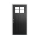 36"x80" Fiberglass Front Door with Contemporary Design