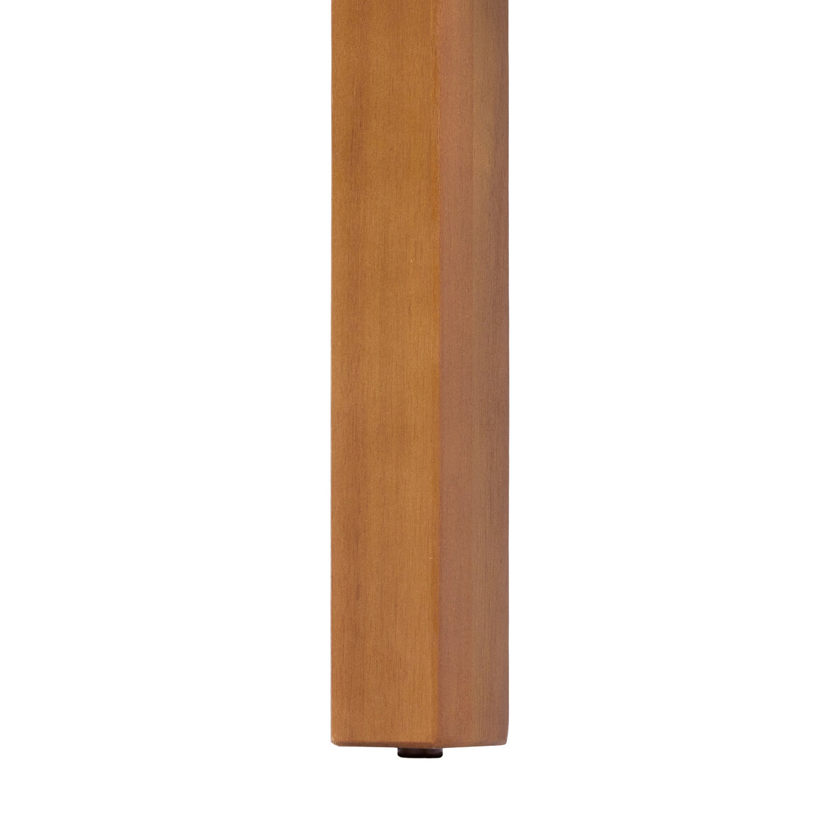 41.14-Inch Height Teak Finish Acacia Solid Wood Outdoor Dining Table, photo 8 of 8