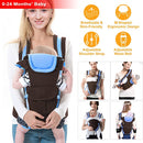 Baby Carrier Wrap Sling – Breathable, Adjustable for Front & Back