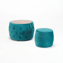 Nesting Ottomans 2 Piece With Tray, 4 In 1 Function by Unique Piece Furniture