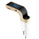 Car Wireless FM Transmitter USB Charger Hands-free Call MP3 Player TF Card Reading Aux-in LCD Display