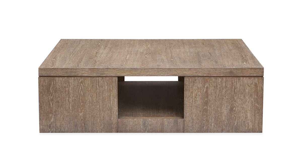 Cypress - Square Cocktail Table With Casters - Spiced Brown, photo 4 of 6