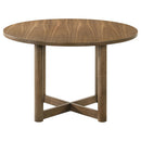 Graham - 5 Piece Round Dining Table Set - Walnut by HouseOfZazla