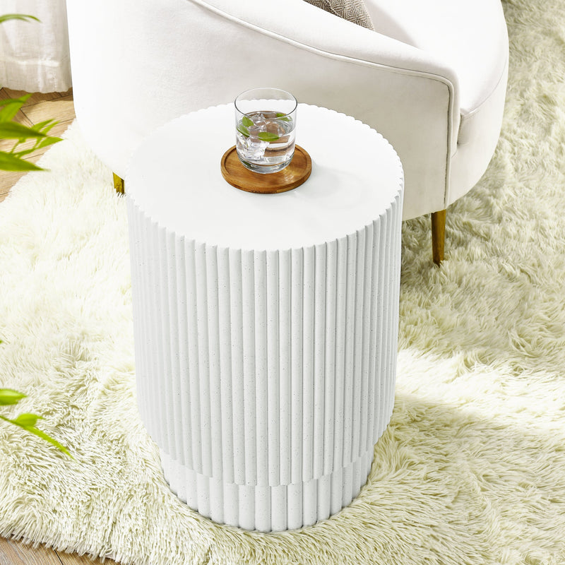 Walker Edison | Fluted Design Side Table