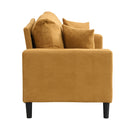 Modern Upholstered Loveseat Sofa, High Resilience by Unique Piece Furniture