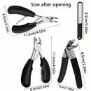 4-Piece Elderly-Friendly Toenail Clipper Set