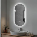 Smart Wall Mounted LED Touch Screen Mirror With Anti-Fog Function And Adjustable Lighting by HouseOfZazla