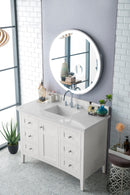 James Martin Palisades 48" Single Bathroom Vanity, Bright White
