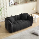 Cozy Beanbag Chair With High Resilience Foam Core For 2 by Unique Piece Furniture