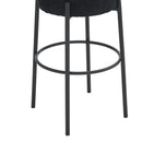 30" Tall, Round High Bar Stools, Set of 2 - Contemporary upholstered dining stools for kitchens, coffee shops and bar stores - Includes sturdy hardware support legs