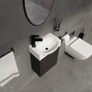 Modern Bathroom Vanity With Ceramic Basin, Wall Mounted Floating Sink Combo, Storage Cabinet by Unique Piece Furniture