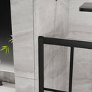 Goodyo Corner Shower Enclosure with Double Sliding Doors