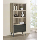 Minerva - 3 Shelf Bookcase With Drawers - Natural by HouseOfZazla