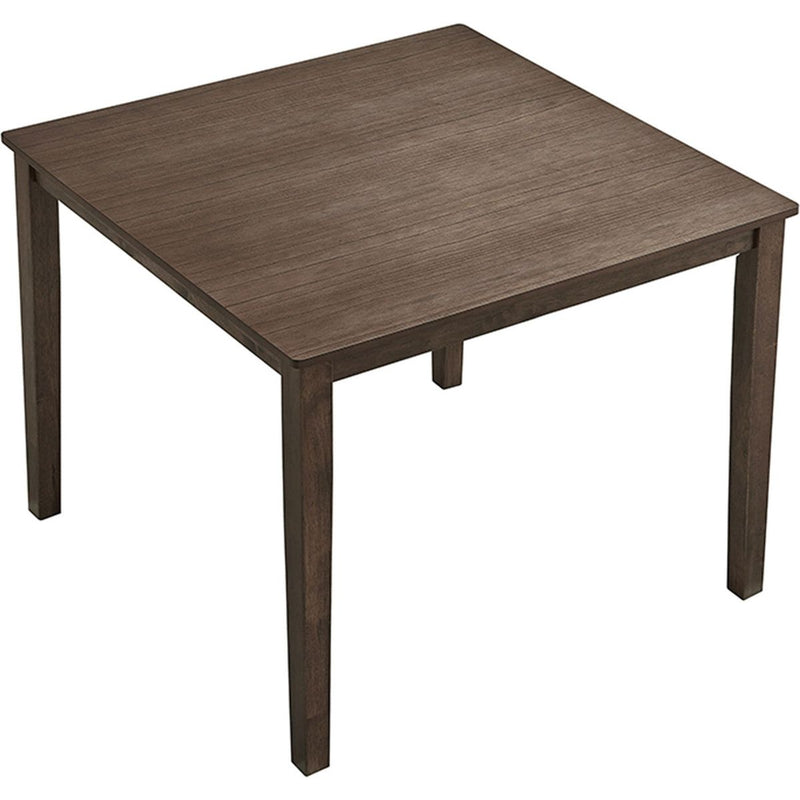 (1 Table with 4 Chairs)Wooden Dining Table Set, Mid Century Modern Square Wooden Kitchen Table and Upholstered Dining Chairs for Dining Room, Kitchen, Saving Space,Brown