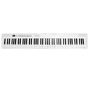 Folding Piano Keyboard 88 Keys Foldable Full Size Semi Weighted Piano Digital ElectronicÊPiano with LCD Screen Carry Bag Mic Sheet Music Stand Sticker