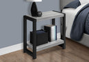 Accent Side Table Narrow Small 2-Tier Contemporary Modern by HouseOfZazla