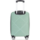 2Piece Luggage Sets ABS Lightweight Suitcase, Spinner Wheels, (20/14) OLIVE GREEN