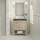 James Martin Breckenridge 30" Single Bathroom Vanity, Whitewashed Oak