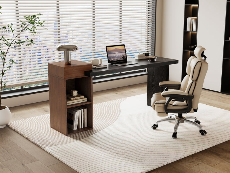 Modern Two-Tone Sofa Side Table, photo 3 of 9
